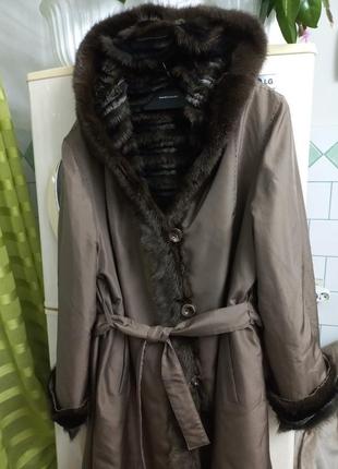 Курточка на меху осень-зима жен.m-l46-48rose sada италии