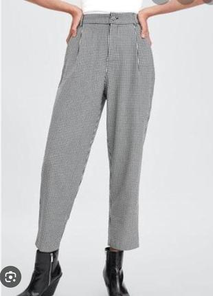 Штани zara в гусячу лапку