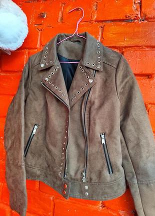 Куртка замш размер м