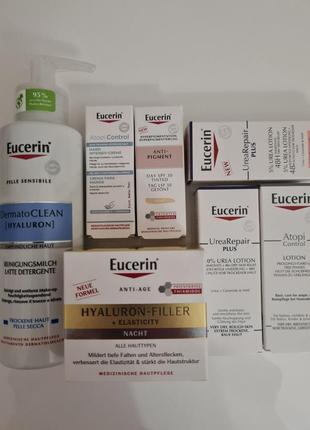Набор eucerin hyaluron filler+elasticity ночной крем для биоревитализации и повышения упругости