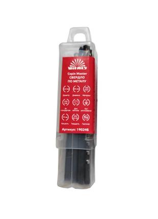 Свердло по металу hss 4341 3.3 (10 од.) vitals master