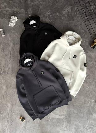 Теплий худі преміум якості з подвійним капюшоном