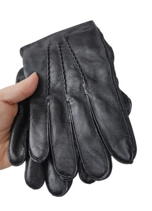 Перчатки нат кожа