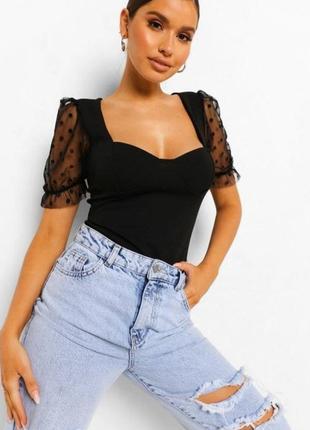 Боди рубашка комбидресс boohoo 48-50р