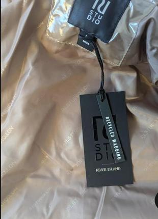 Куртка river island пуфер зимова куртка лакова6 фото