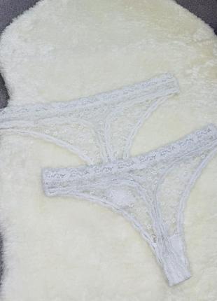 Комплект кружевных трусиков