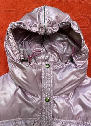 Роскошный пуховик с капюшоном max mara6 фото