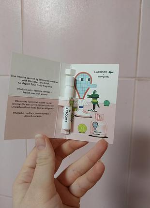 Пробник пробник пробник туалетной воды 1,2 мл ml lacoste Graphic l.12.12 eau de toilette pour femme женский jeremyville возможен обмен рассмотрена5 фото