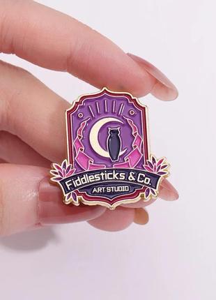 Луна брошка сова месяц fiddlesticks значок league of legends фиддлстиксом harry potter hogwarts lol значки гарри поттер лига легенд