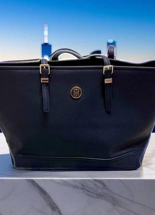 Крутезна сумка шопер tommy hilfiger /новинка /big city style/вмістка