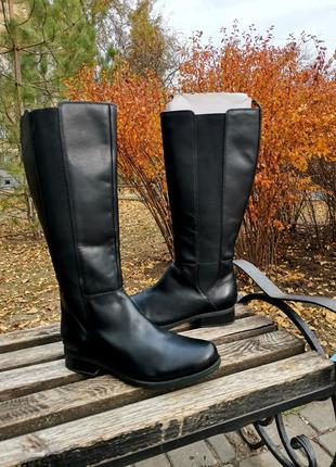 Сапоги кожаные clarks 42, 43