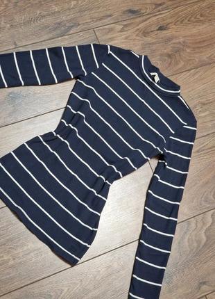 Гольф в рубчик полосатый