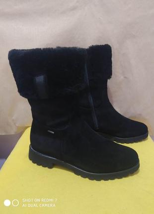 Кожаные водонепроницаемые термо ботинки сапожки hogl gore-tex