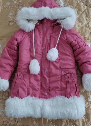 Куртка зимняя на девочку.