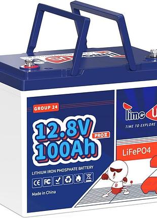 Акумулятор timeusb group24 mini 12v 100ah lifepo4 battery| 1280wh & 1280w | 100a bms