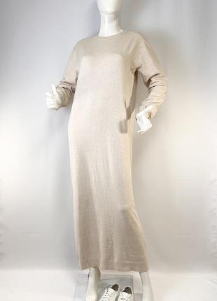 Довга максі сукня по фігурі у стилі zara massimo dutti