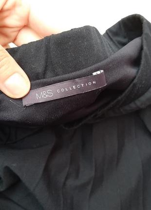 Юбка синяя длинная миди плиссированная m&s3 фото