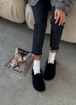 Клоги с мехом teddy премиального качества