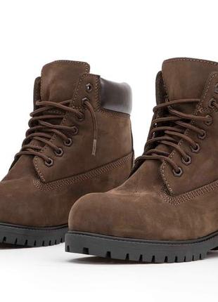 Timberland brown fur ❄️, черевики зимові з хутром, ботинки чоловічі зимні, ботинки женские зимние6 фото