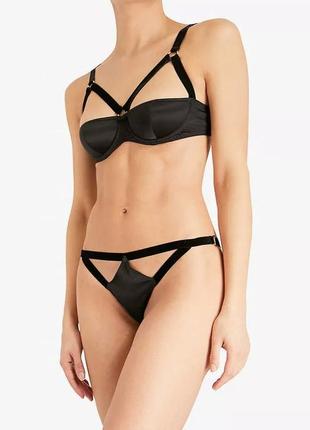Coco de mer london шёлковый комплект белья