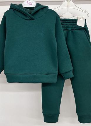 Зимний костюм на флисе для девочки2 фото