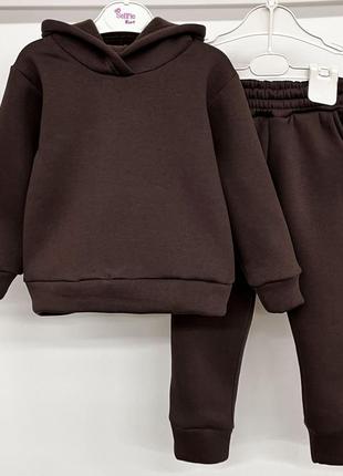 Зимний костюм на флисе для девочки3 фото