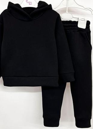 Зимний костюм на флисе для девочки5 фото