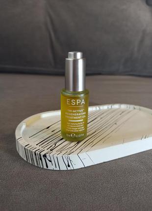 Відновлювальна олія для обличчя espa tri-active regenerating treatment oil, 10 мл