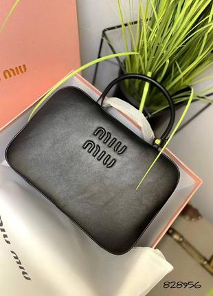 Сумка в стиле miu miu кожа