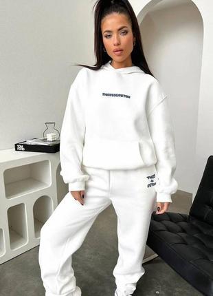 Теплый женский костюм на флисе