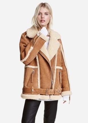 Дубленка h&m р-s/m
