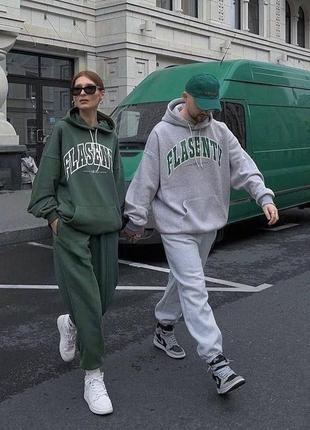 Теплый спортивный костюм family look