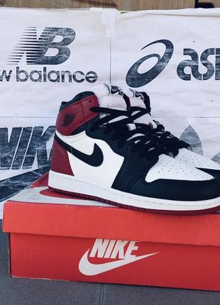 Кроссовки nike VOLT air jordan 1 retro high toe баскетбольные кожаные
