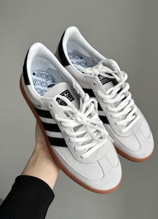Кроссовки adidas spezial handball white black