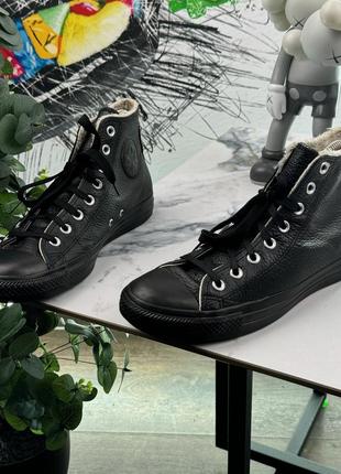 Кроссовки кожаные converse womens wmns chuck taylor all star low optical white optical white canvas shoessneakers 40 размер