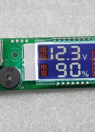 Плата с индикатором, вольтметром с usb уровень заряда аккумулятора