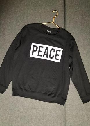 Кофта на флісі infinity sweatshirt peace xl