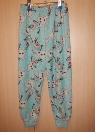 Флісові піжамні штани disney p.122-128см(7-8років)
