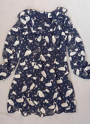 Платье  на девочку шифоновое 5 -6 лет