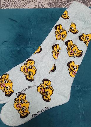 Теплі махрові високі шкарпетки дісней