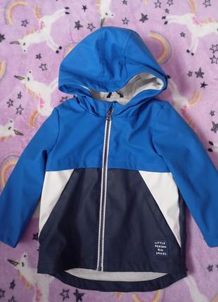 Куртка ветровка-дождивик на мальчика 12-18мис