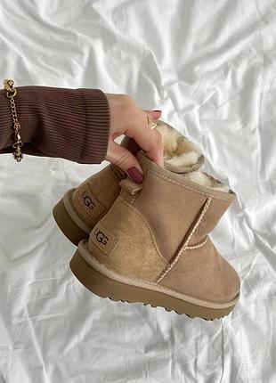 Угги ugg classic mini brown premiun