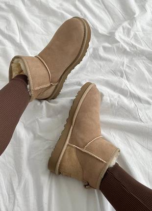 Угги ugg classic mini brown premiun
