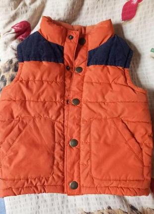 Жилет, жилетка на флисе на 1-2 года