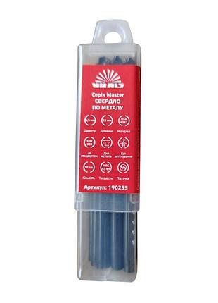 Свердло по металу hss 4341 5.5 (10 од.) vitals master