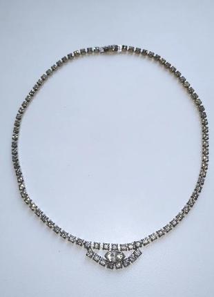 Вінтажне чеське кольє чокер