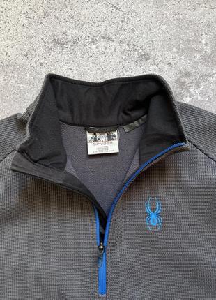 Кофта флиска spyder 1/3 zip размер l