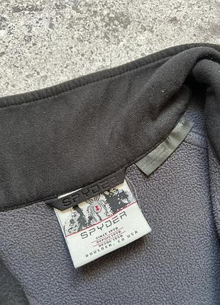 Кофта флиска spyder 1/3 zip размер l