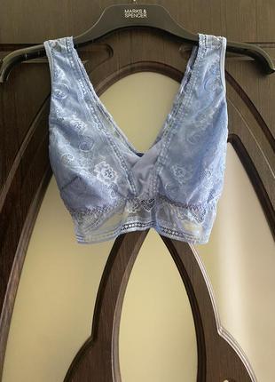 Шикарний, бра, в ніжно блакитному , кольорі, від дорогого бренду: body essentials by tchibo 👌