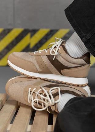 Зимние женские кроссовки nex  beige  cx1760-2 вт7712(9 - 01)
